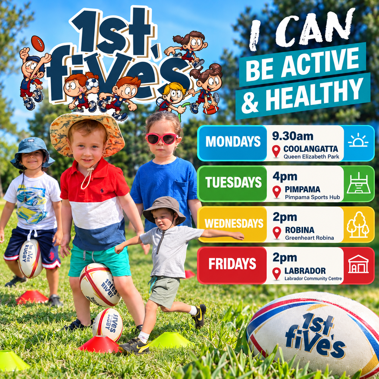 1st Fives - Active & Healthy